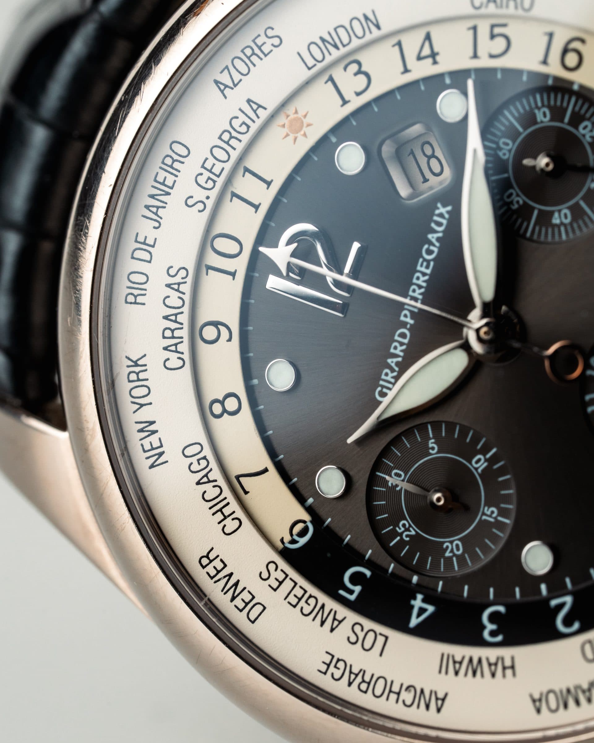 Dial with world time ring